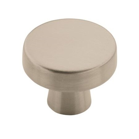 Amerock Amerock Blackrock Collection Round Cabinet Knob 1-5/16 in. D 1-1/8 in. Satin Nickel 1 pk BP55270G10